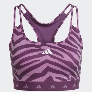 NWT Adidas Hyperglam Techfit Medium-Support Bra - Small